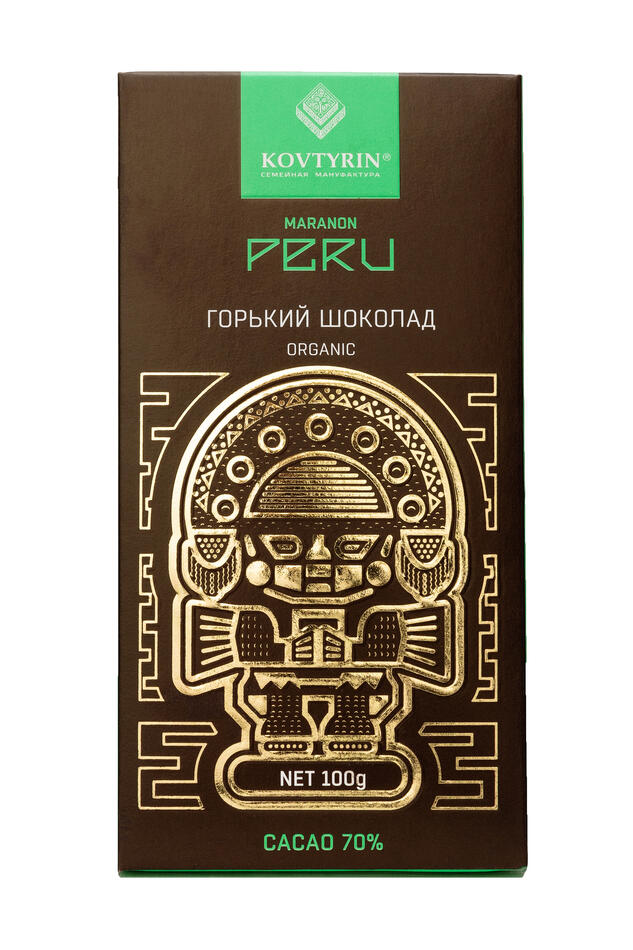 Органический горький шоколад 70% Peru Maranon Органический горький шоколад 70% Peru Maranon